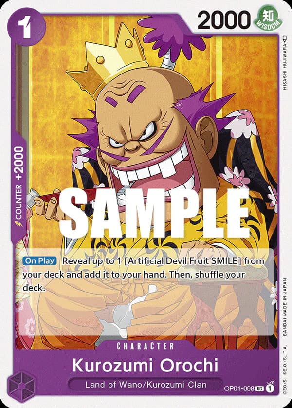 Kurozumi Orochi OP01-098 Standard printing