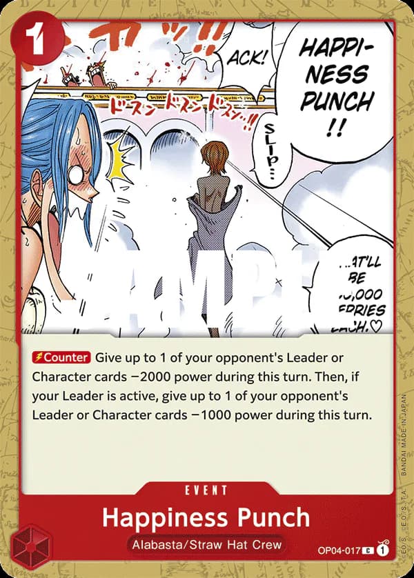 Happiness Punch OP04-017 Standard printing