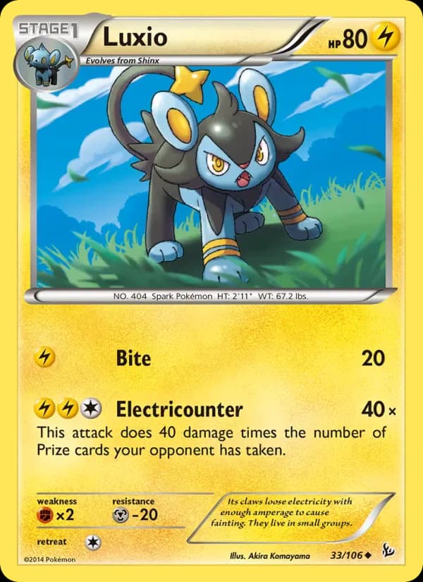Luxio 33/106 from Flashfire