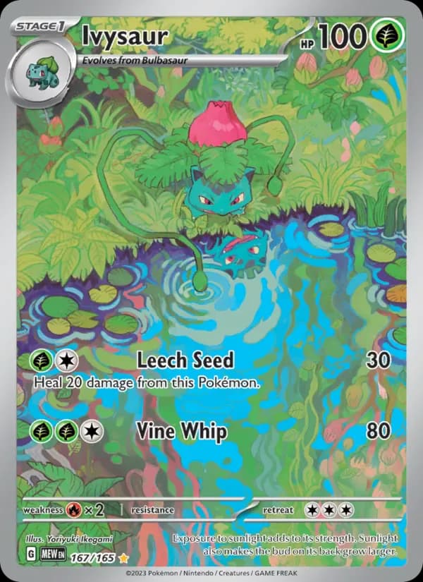 Ivysaur 167/165 from Pokemon 151