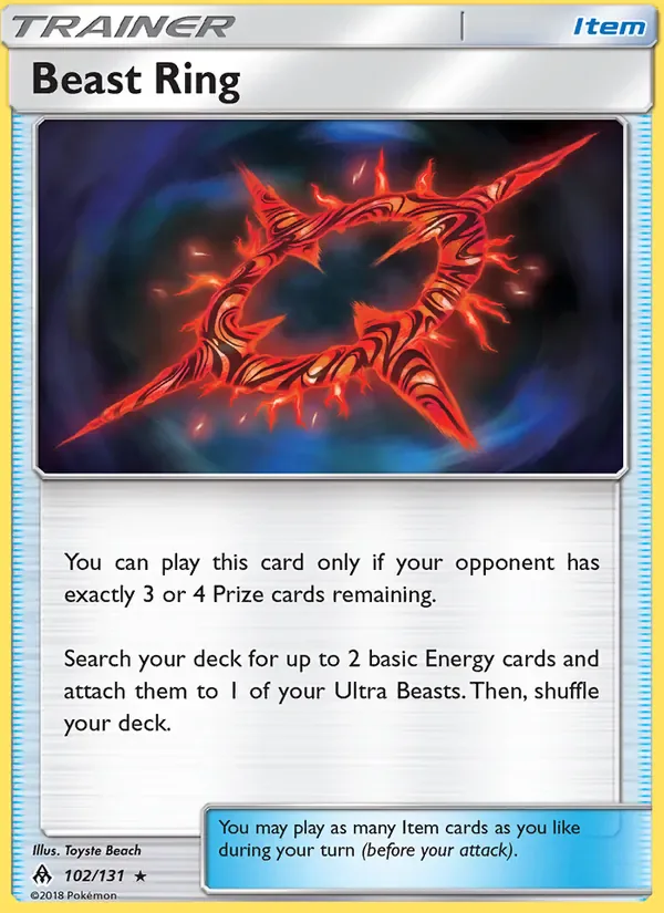 Beast Ring 102/131 from Forbidden Light