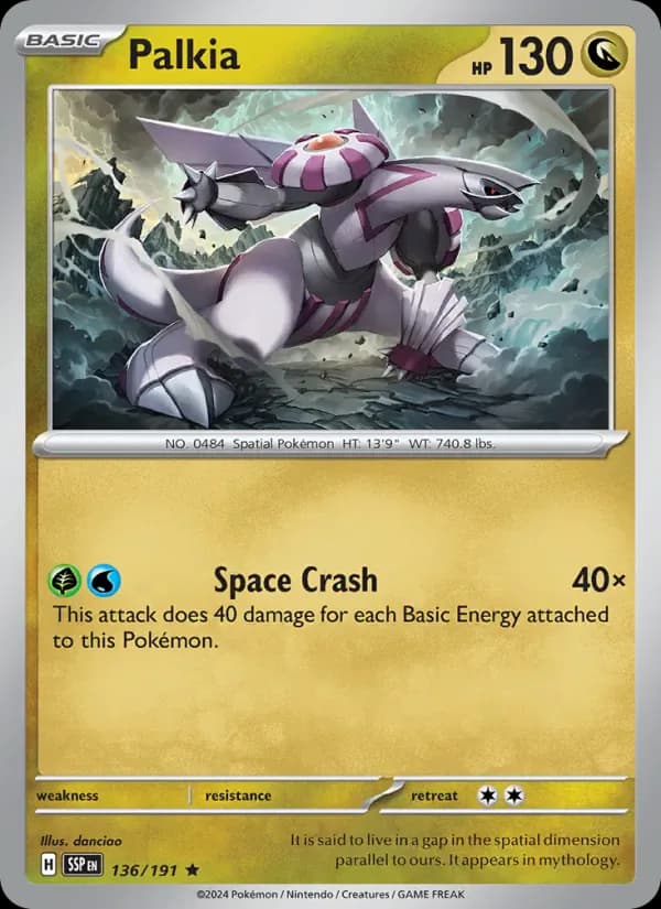 Palkia 136/191 from Surging Sparks