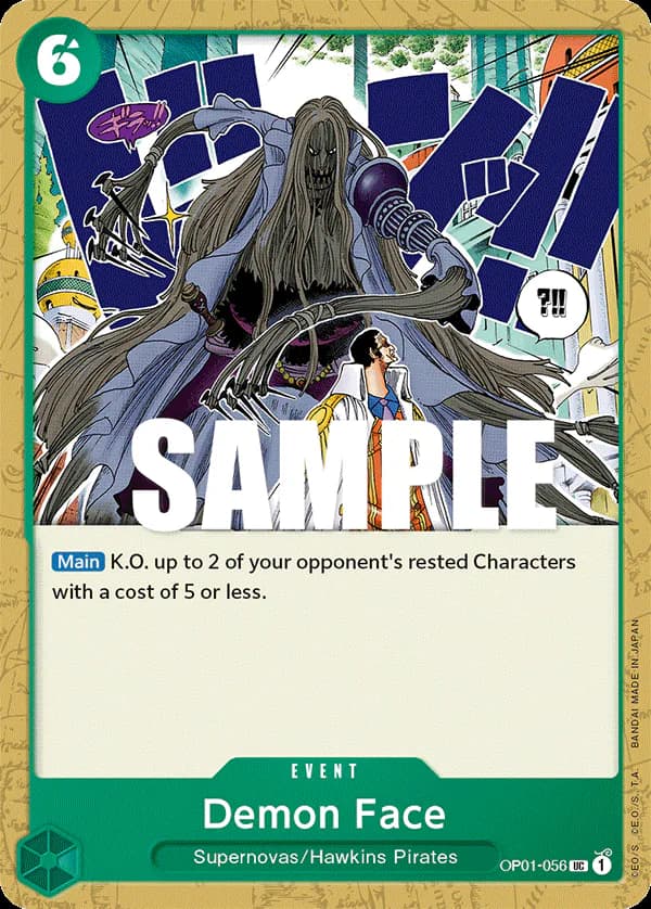 Demon Face OP01-056 Standard printing