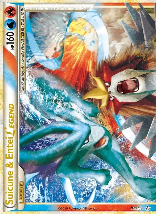 Suicune & Entei LEGEND 94/95 from Unleashed