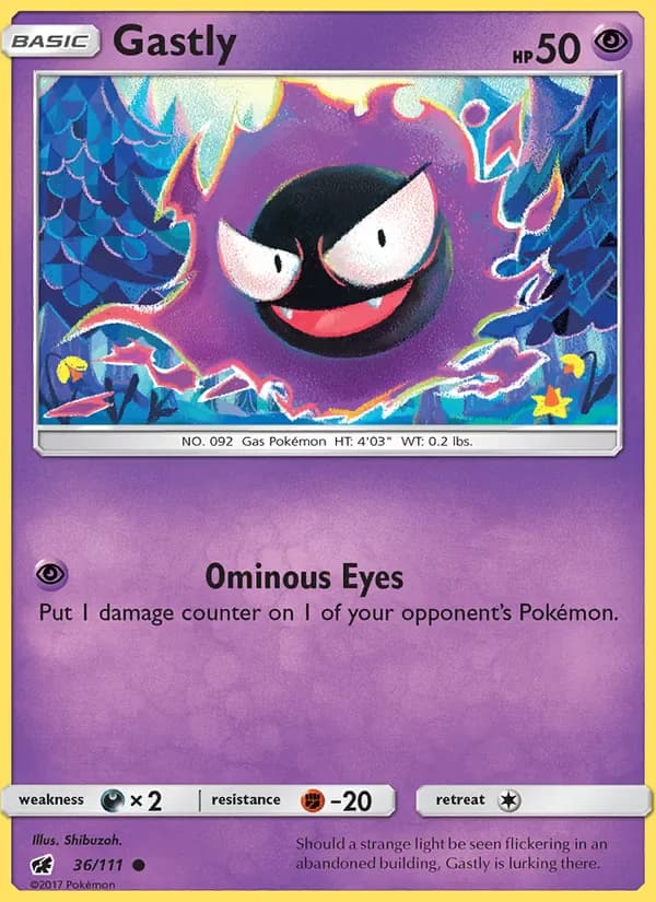 Gastly 36/111 from Crimson Invasion