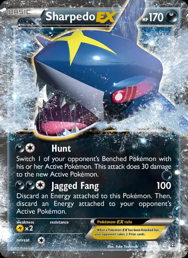 Sharpedo EX 91/160 from Primal Clash