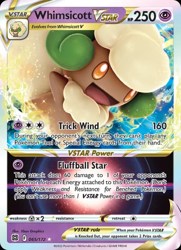 Whimsicott VSTAR 065/172 from Brilliant Stars