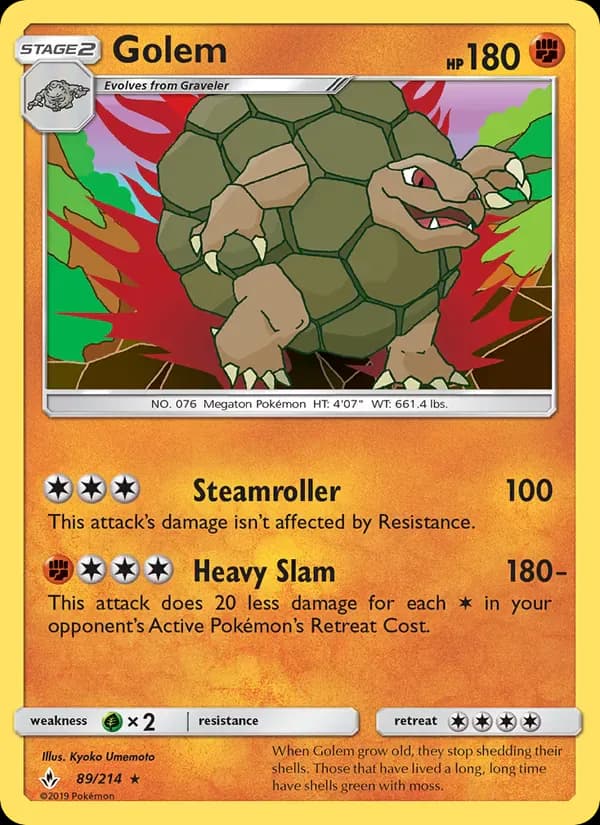 Golem 89/214 from Unbroken Bonds