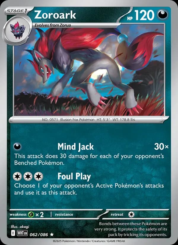 Zoroark 062/86 from White Flare