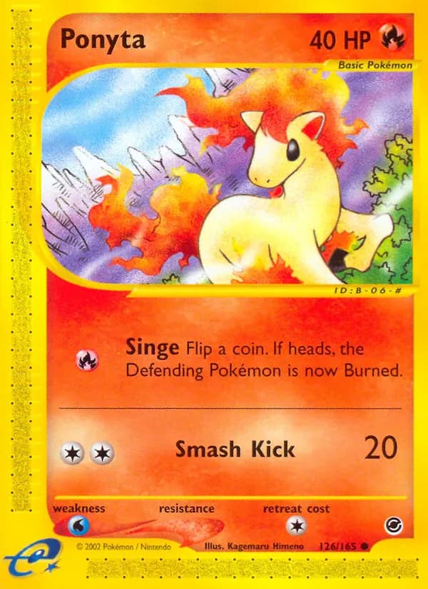 Ponyta 126/165 from Expedition Base Set