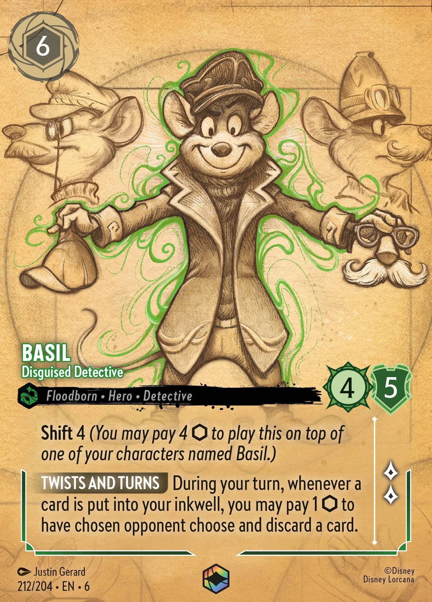 Basil - Disguised Detective 212/204 from Azurite Sea