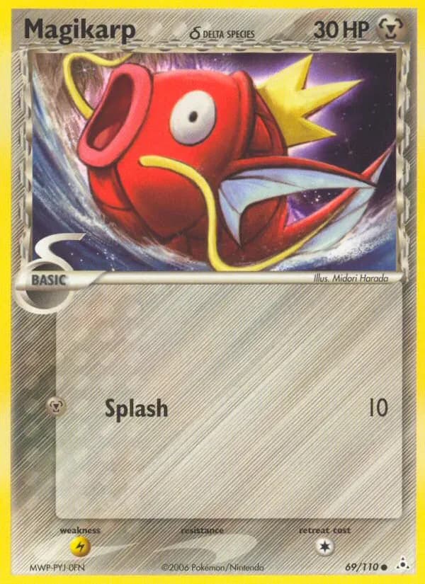 Magikarp δ 69/110 from EX Holon Phantoms