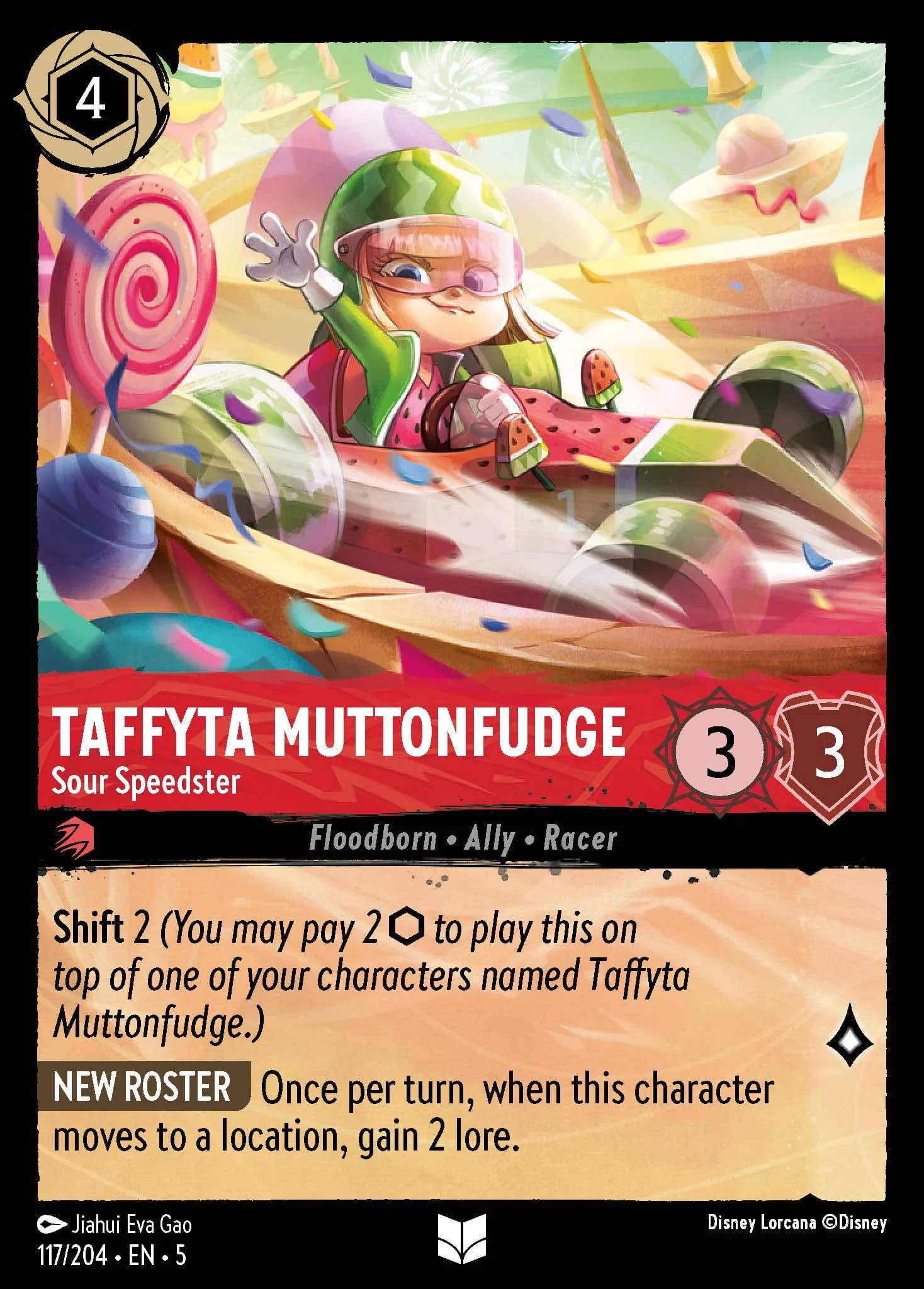 Taffyta Muttonfudge - Sour Speedster 117/204 from Shimmering Skies