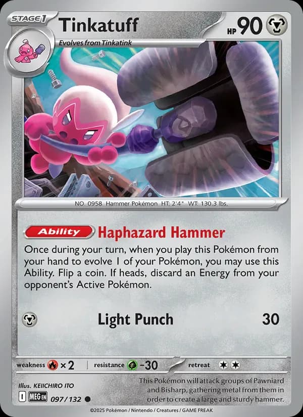 Tinkatuff 097/132 from Mega Evolution