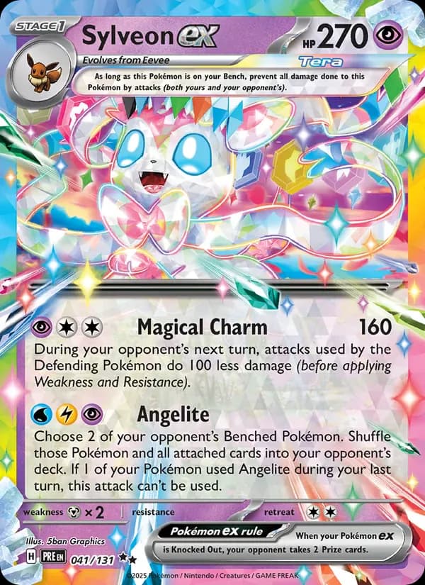 Sylveon ex 041/131 from Prismatic Evolutions