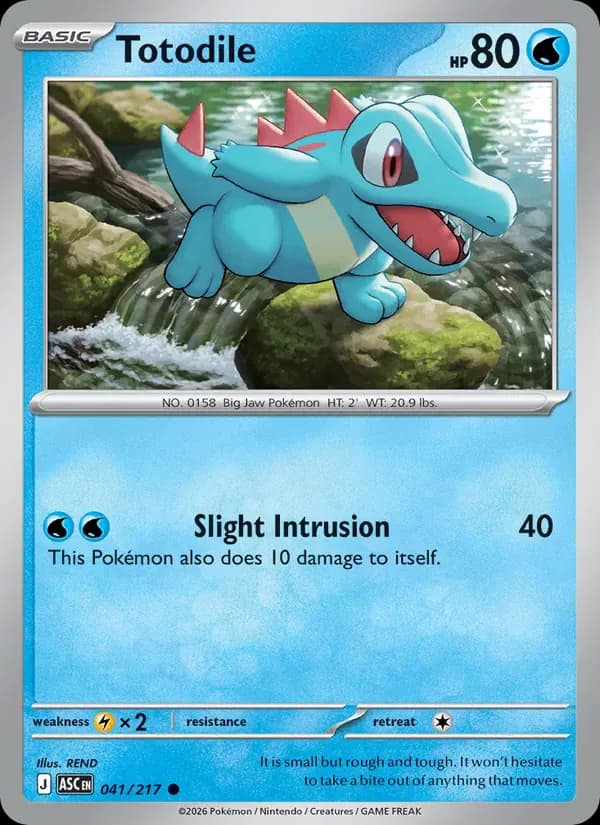 Totodile 041/217 from Ascended Heroes