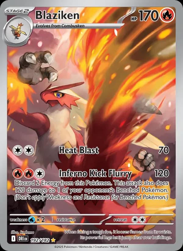Blaziken 192/182 from Destined Rivals