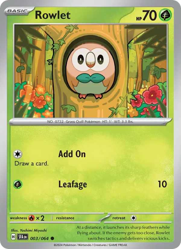 Rowlet 003/64 from Shrouded Fable