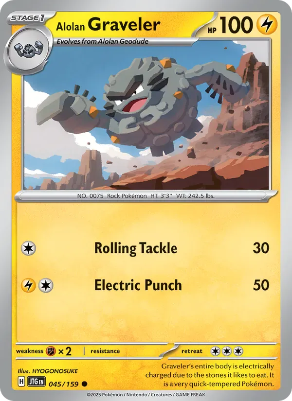 Alolan Graveler 045/159 from Journey Together