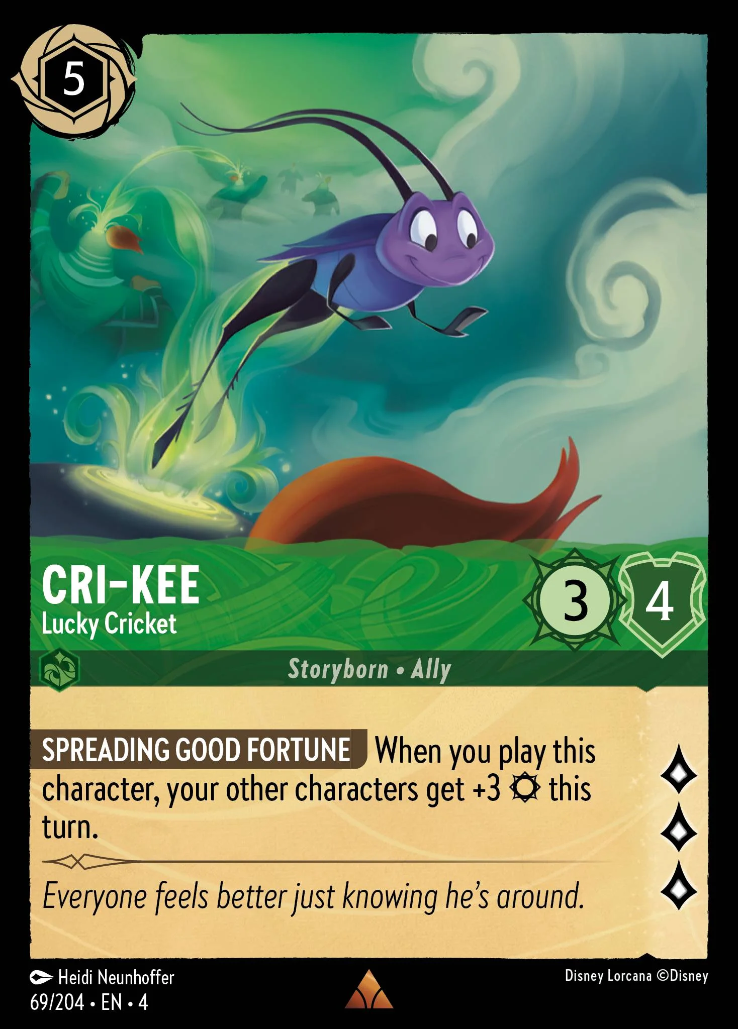 Cri-Kee - Lucky Cricket 69/204 from Ursula's Return