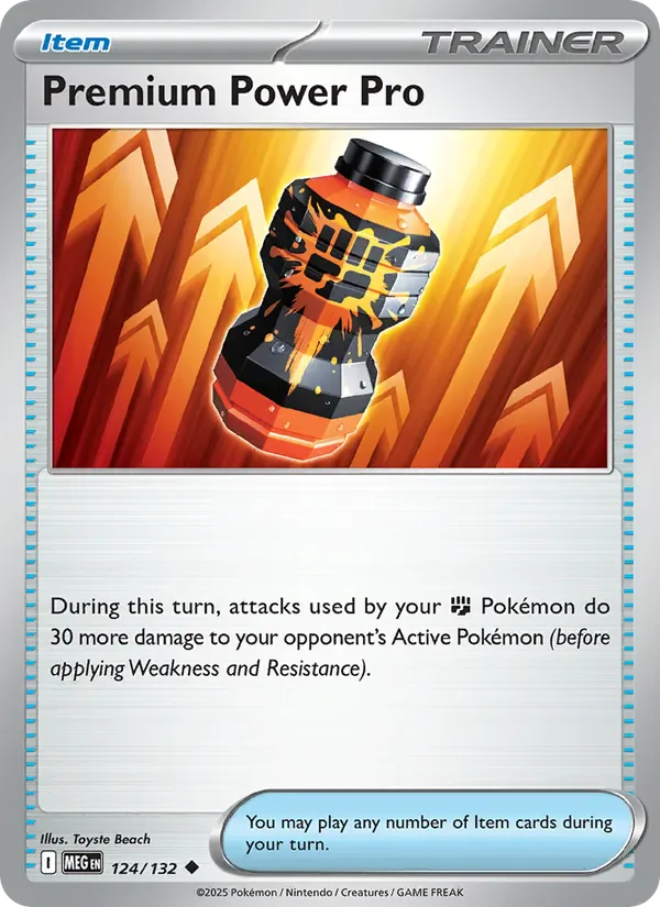 Premium Power Pro 124/132 from Mega Evolution