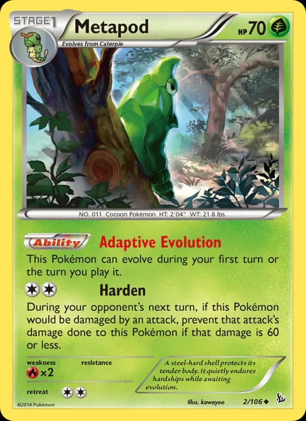 Metapod 2/106 from Flashfire