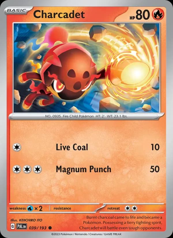 Charcadet 039/193 from Paldea Evolved
