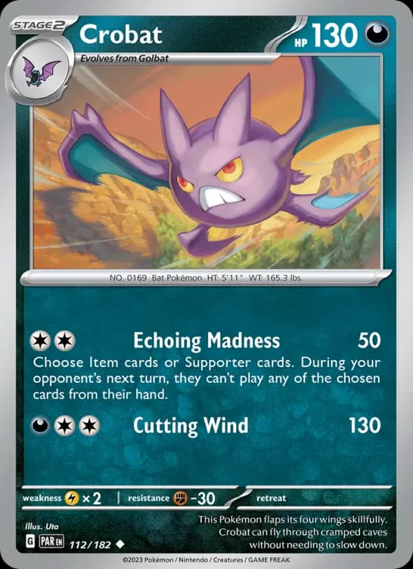 Crobat 112/182 from Paradox Rift
