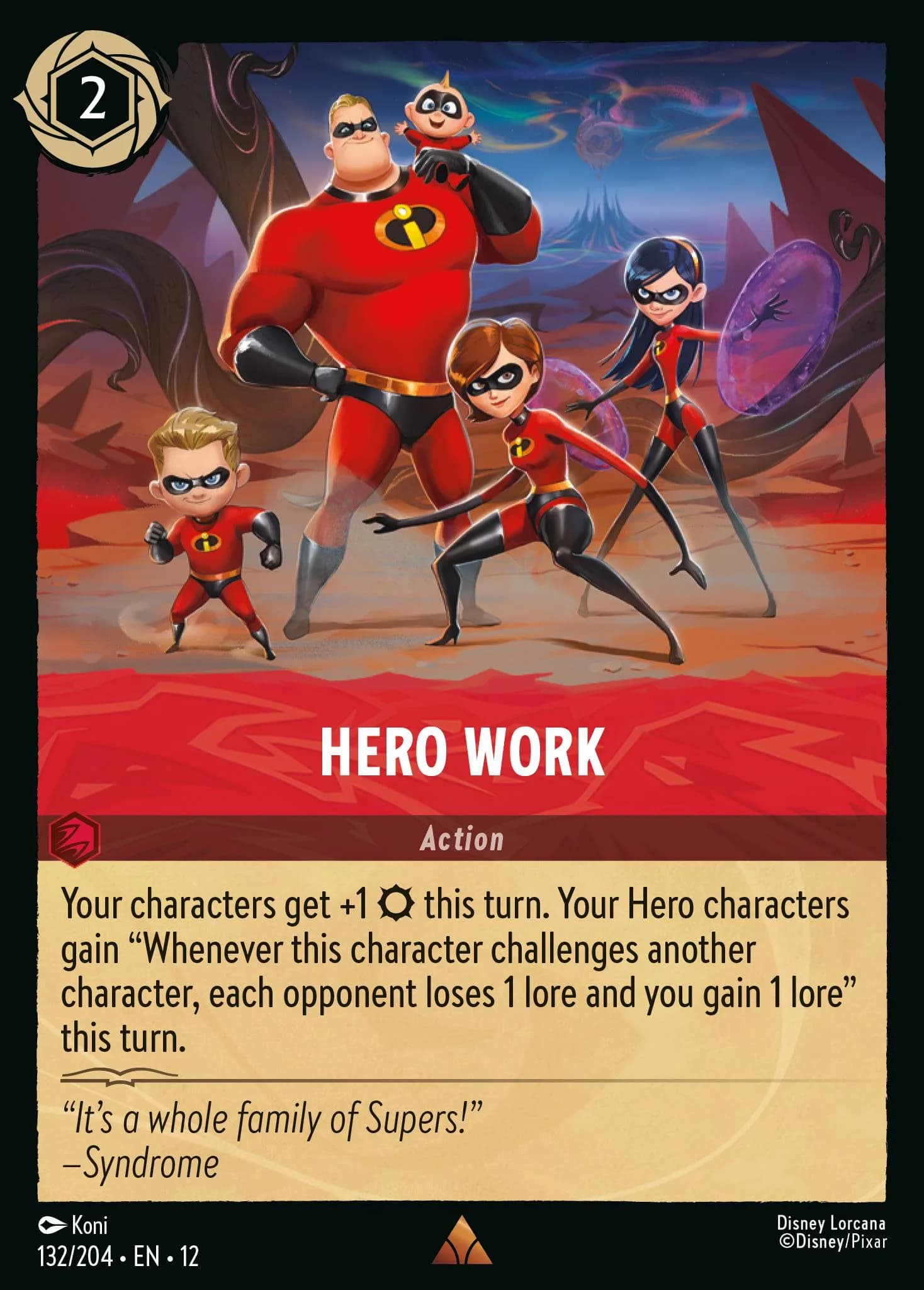 Hero Work 132/204 from Wilds Unknown