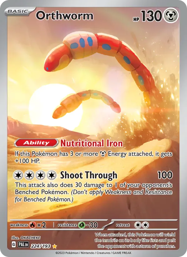 Orthworm 224/193 from Paldea Evolved