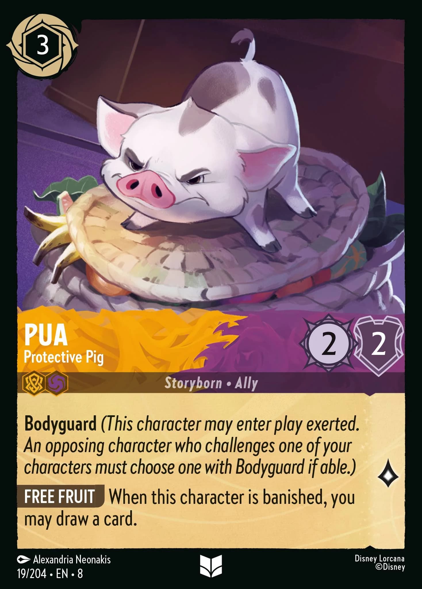 Pua - Protective Pig 19/204 from Reign of Jafar