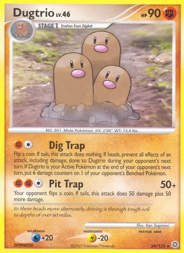 Dugtrio 24/132 from Secret Wonders