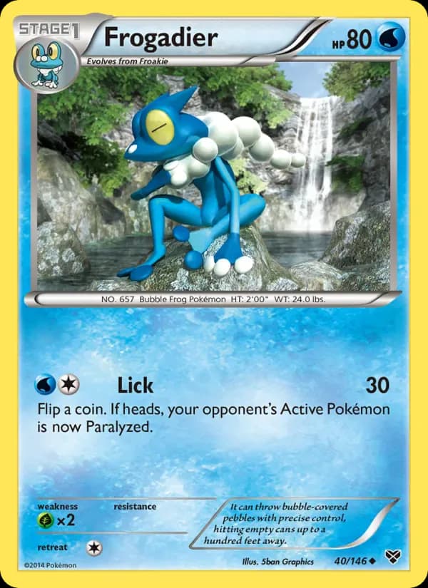 Frogadier 40/146 from XY Base Set