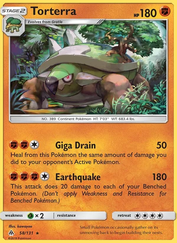 Torterra 58/131 from Forbidden Light