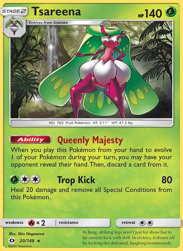 Tsareena 20/149 from Sun & Moon Base Set