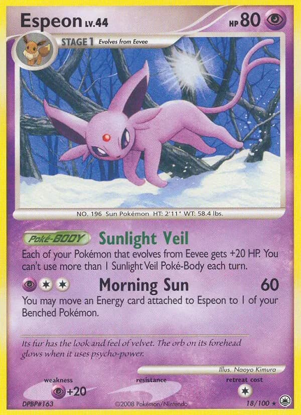 Espeon 18/100 from Majestic Dawn