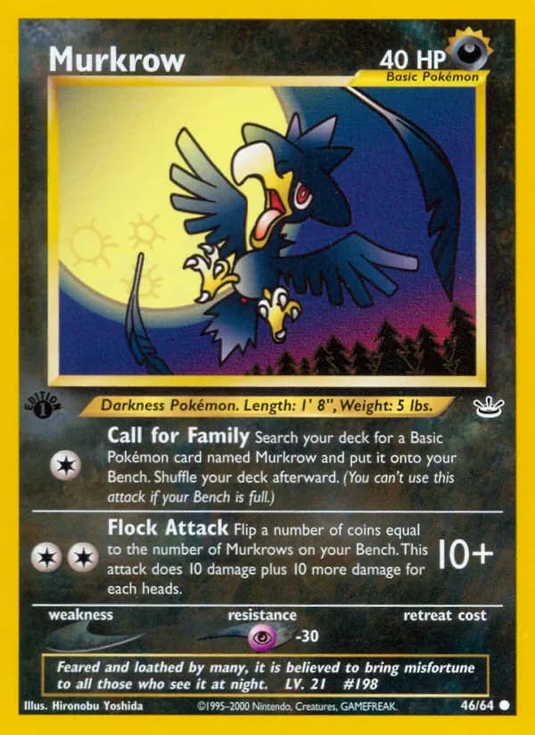 Murkrow 46/64 from Neo Revelation