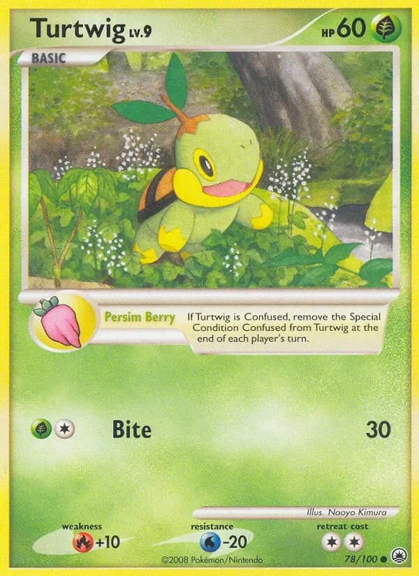 Turtwig 78/100 from Majestic Dawn
