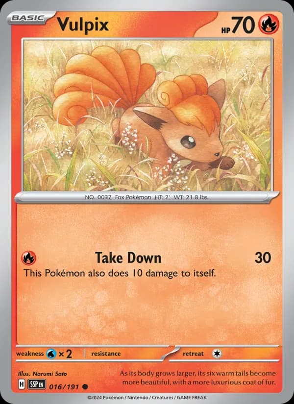 Vulpix 016/191 from Surging Sparks