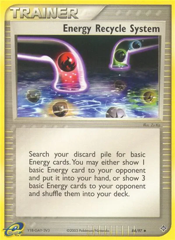 Energy Recycle System 84/97 from EX Dragon