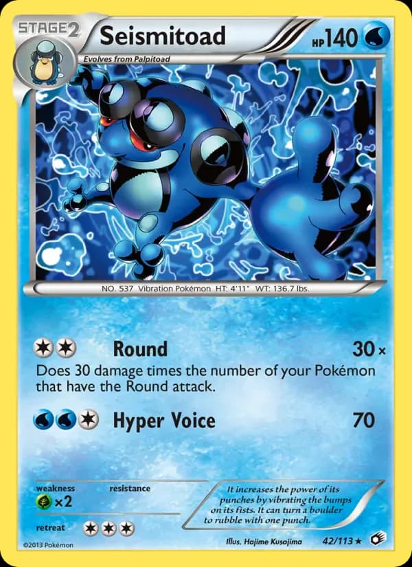 Seismitoad 42/113 from Legendary Treasures