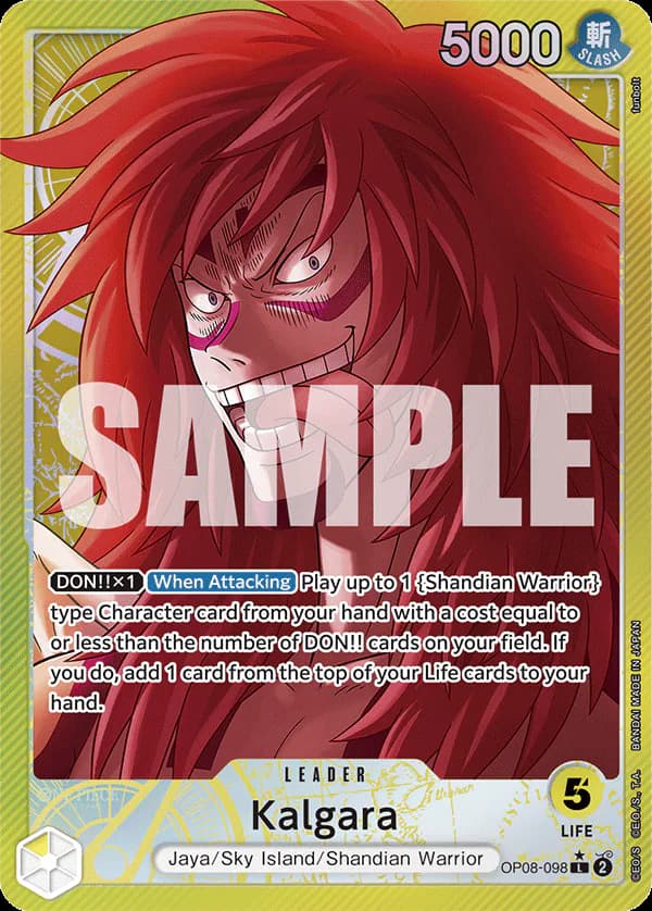 Kalgara OP08-098 Official alternate printing 1