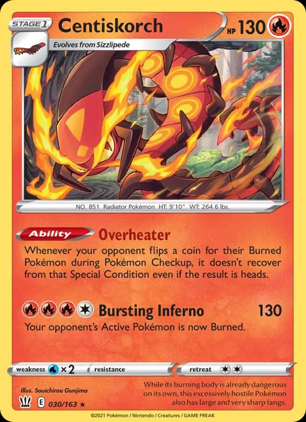Centiskorch 30/163 from Battle Styles