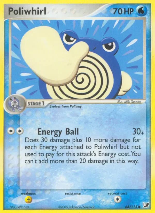 Poliwhirl 68/115 from EX Unseen Forces