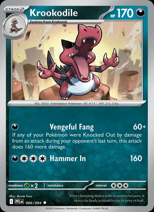 Krookodile 066/94 from Phantasmal Flames