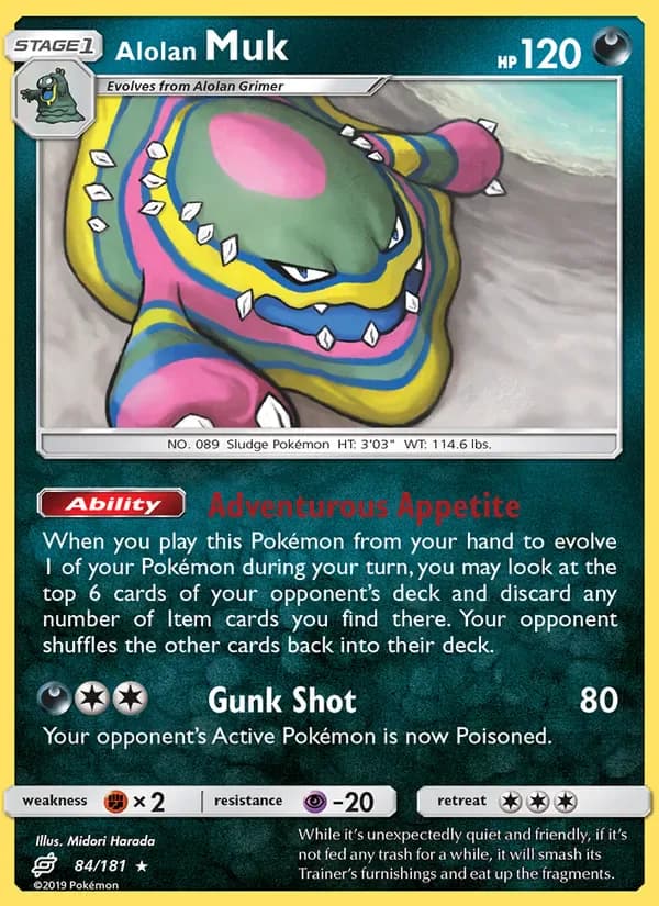 Alolan Muk 84/181 from Team Up