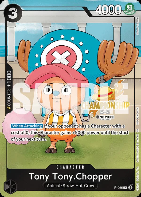 Tony Tony.Chopper P-065 Official alternate printing 1
