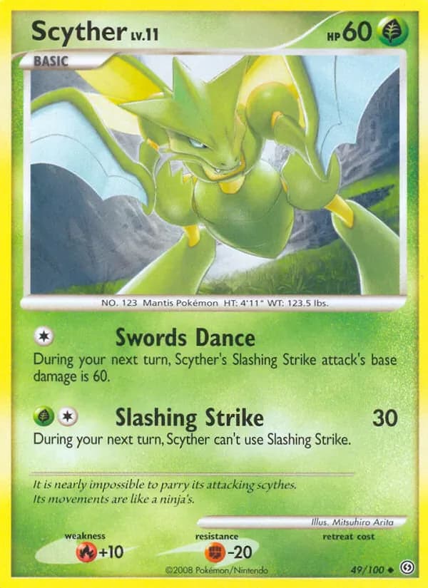 Scyther 49/100 from Stormfront