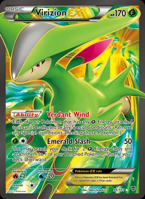 Virizion-EX 96/101 from Plasma Blast