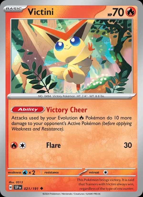 Victini 021/191 from Surging Sparks